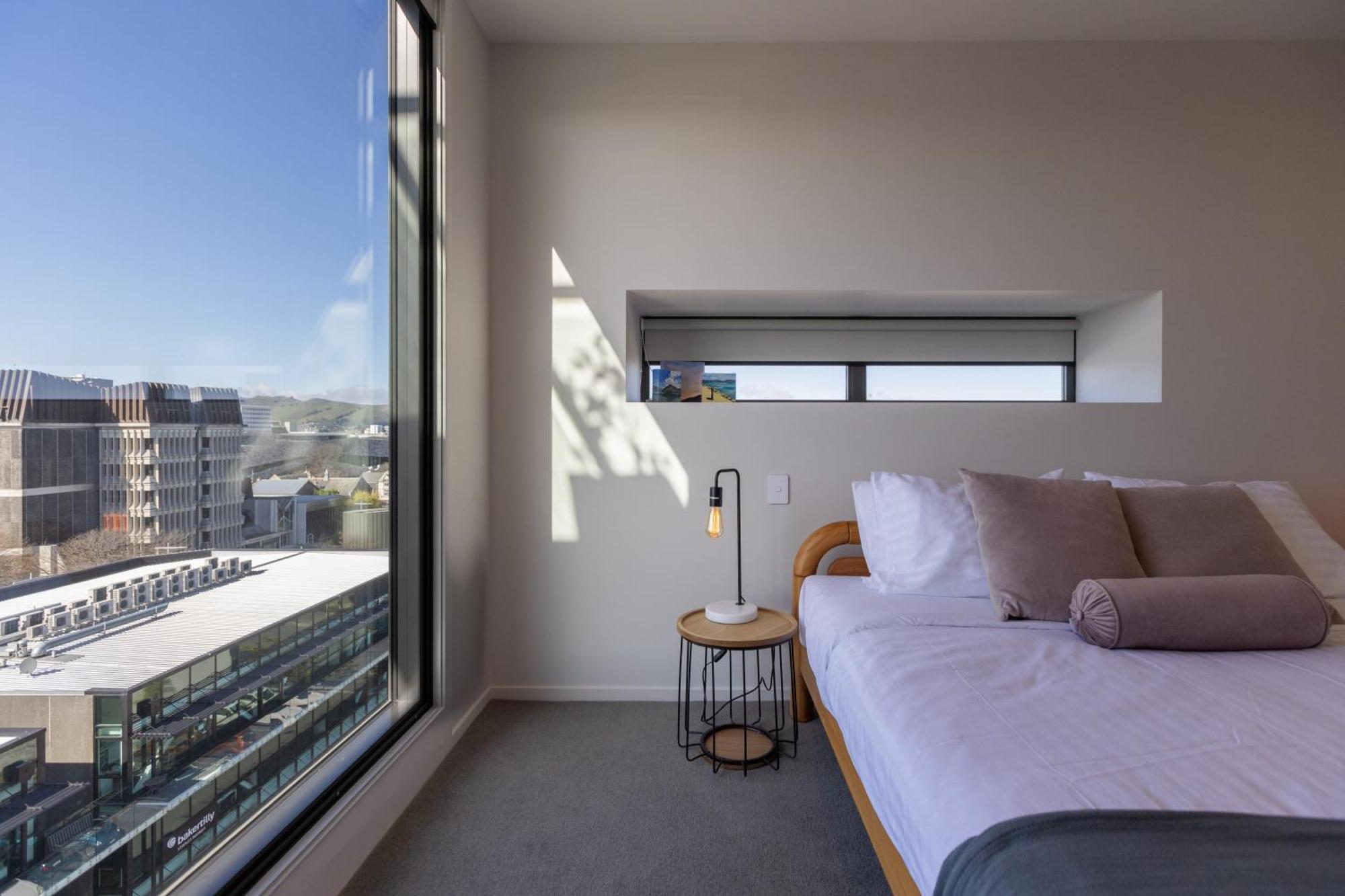 Luxury 2 Bedroom Cbd Apartment With Free Parking ไครสต์เชิร์ช ภายนอก รูปภาพ