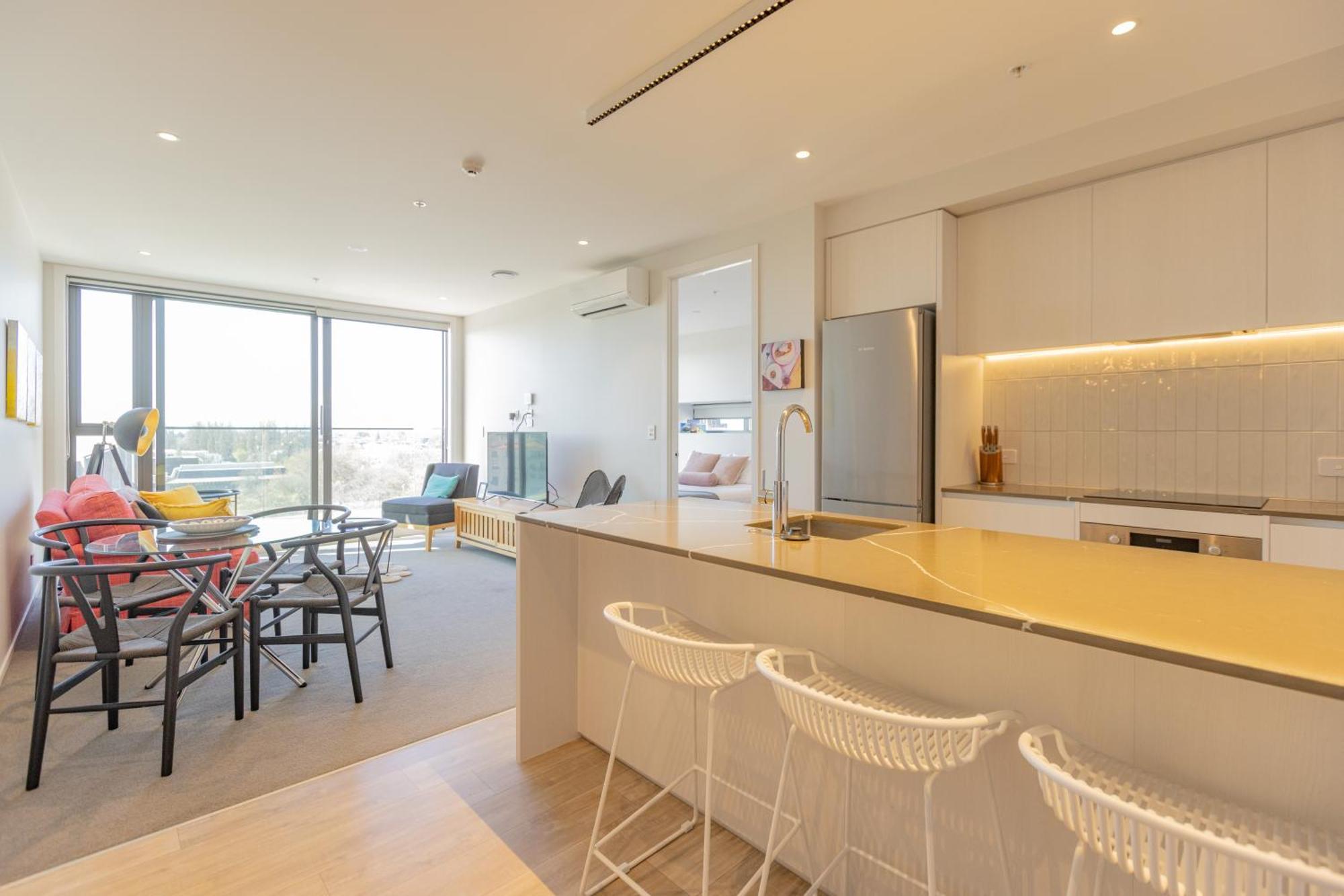 Luxury 2 Bedroom Cbd Apartment With Free Parking ไครสต์เชิร์ช ภายนอก รูปภาพ